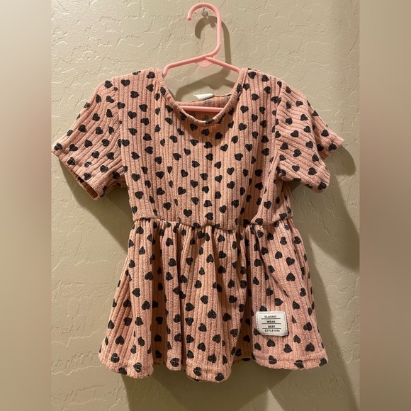 Heart Print Set - Top and Shorts - Picture 1 of 6